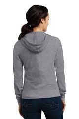 District Women's Fitted Jersey Full-Zip Hoodie DT2100