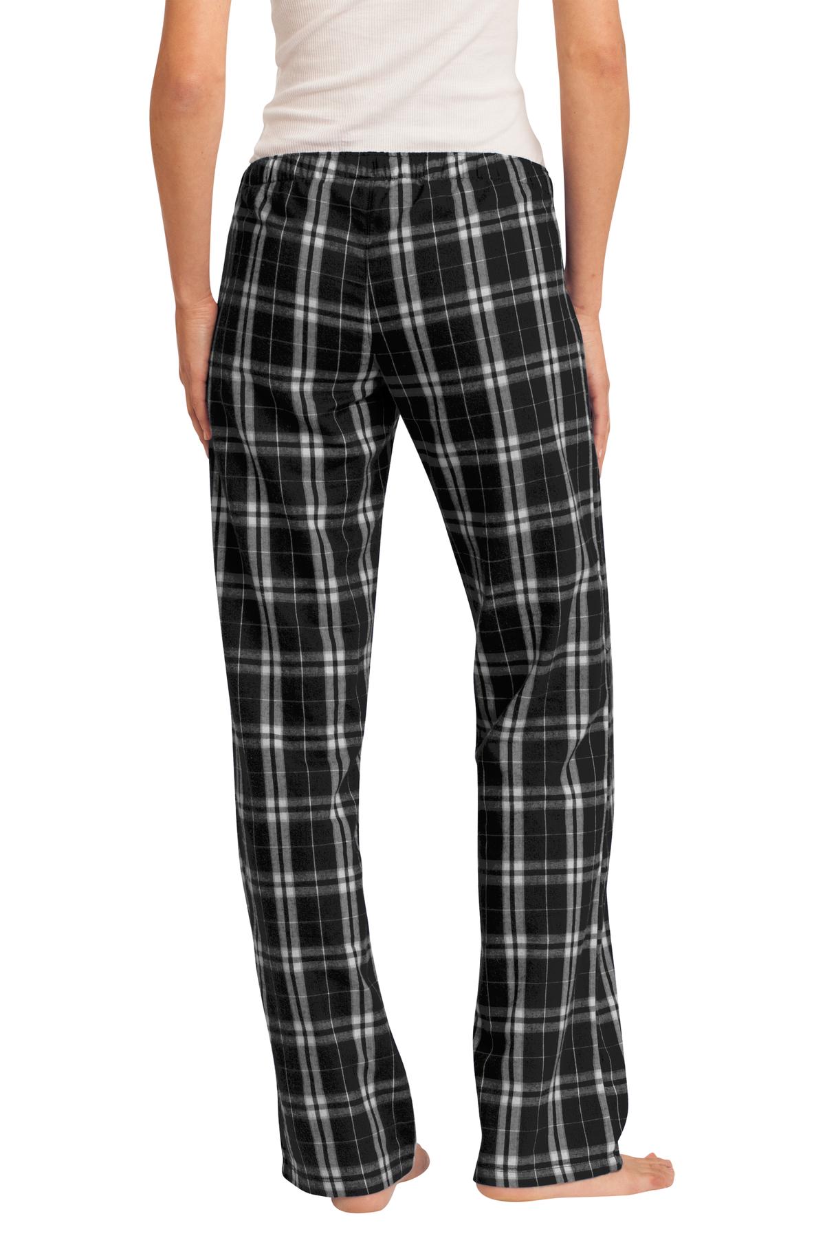 District Women's Flannel Plaid Pant DT2800