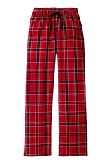 District Women's Flannel Plaid Pant DT2800
