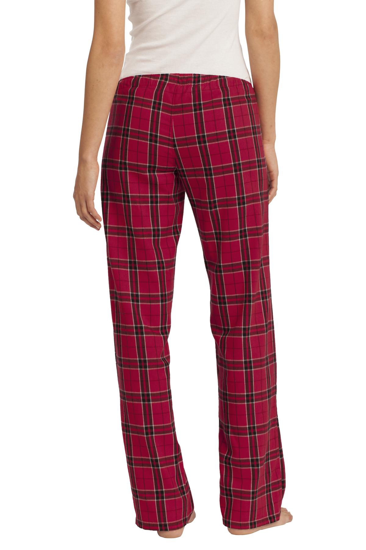 District Women's Flannel Plaid Pant DT2800