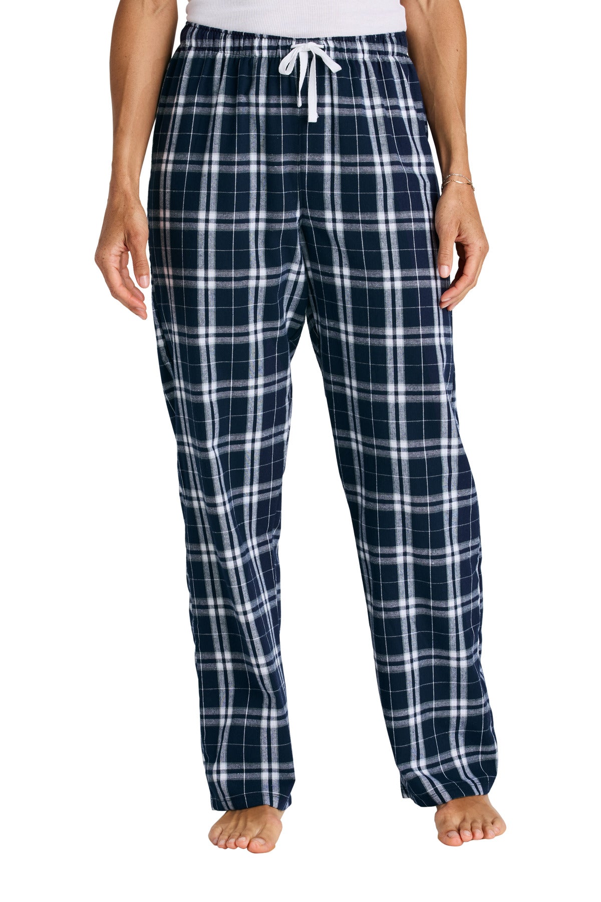 District Women's Flannel Plaid Pant DT2800