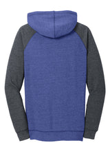 District Women's Lightweight Fleece Raglan Hoodie DT296