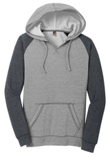 District Women's Lightweight Fleece Raglan Hoodie DT296