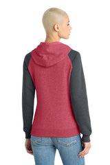 District Women's Lightweight Fleece Raglan Hoodie DT296