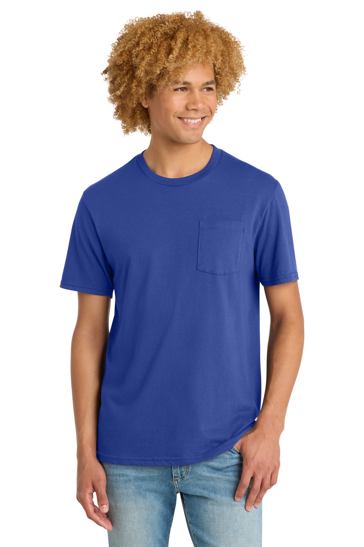 District Very Important Tee with Pocket DT6000P