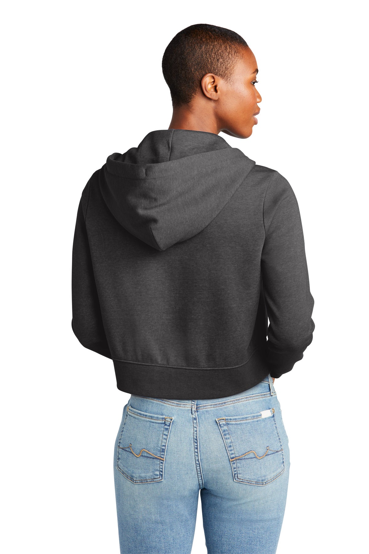 District Women's V.I.T. Fleece Full-Zip Hoodie DT6103