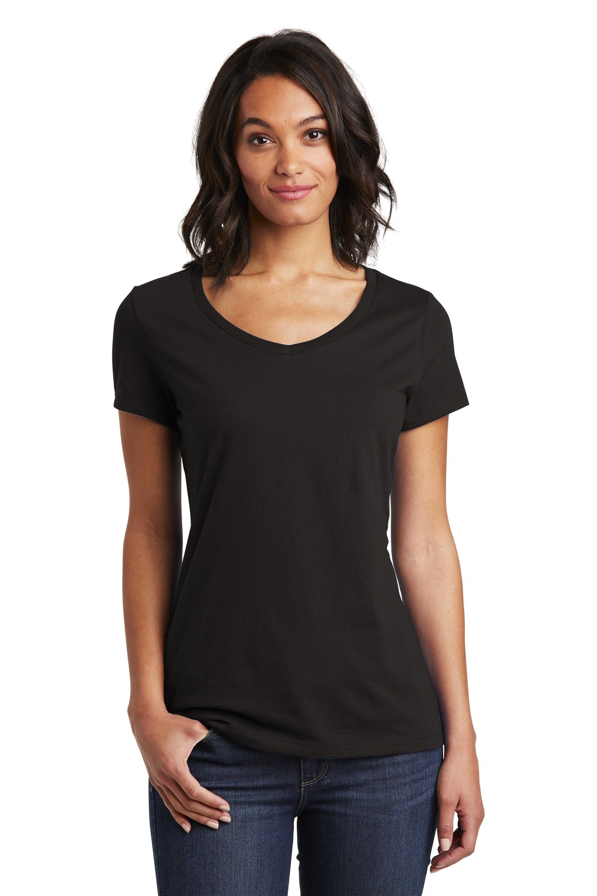 District Women's Very Important Tee V-Neck DT6503