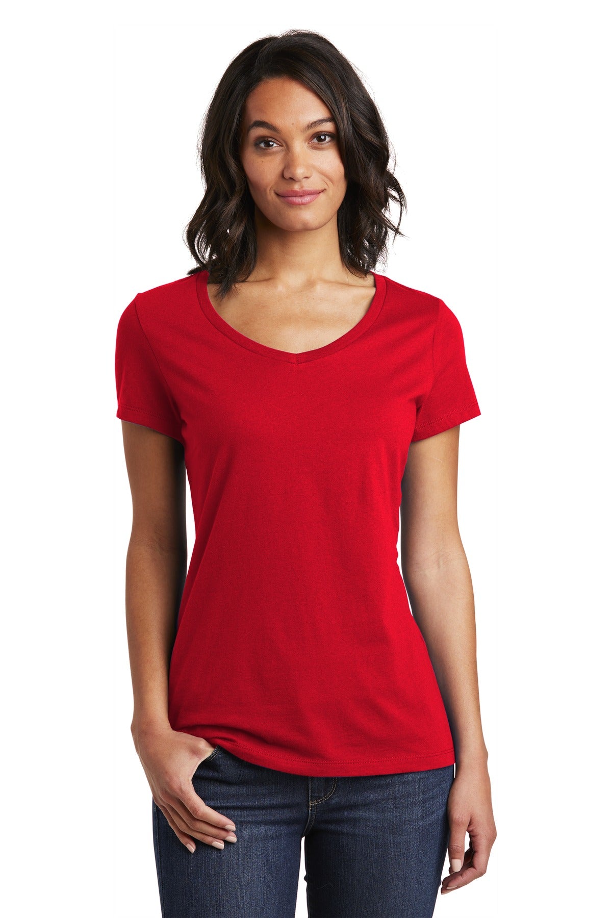 District Women's Very Important Tee V-Neck DT6503