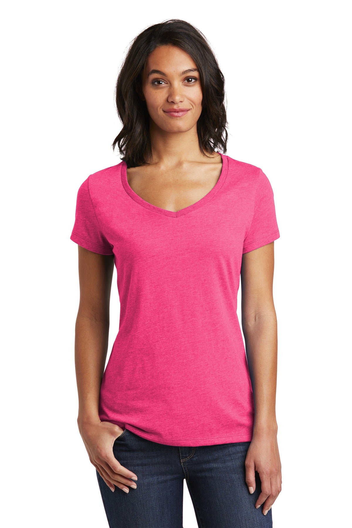 District Women's Very Important Tee V-Neck DT6503