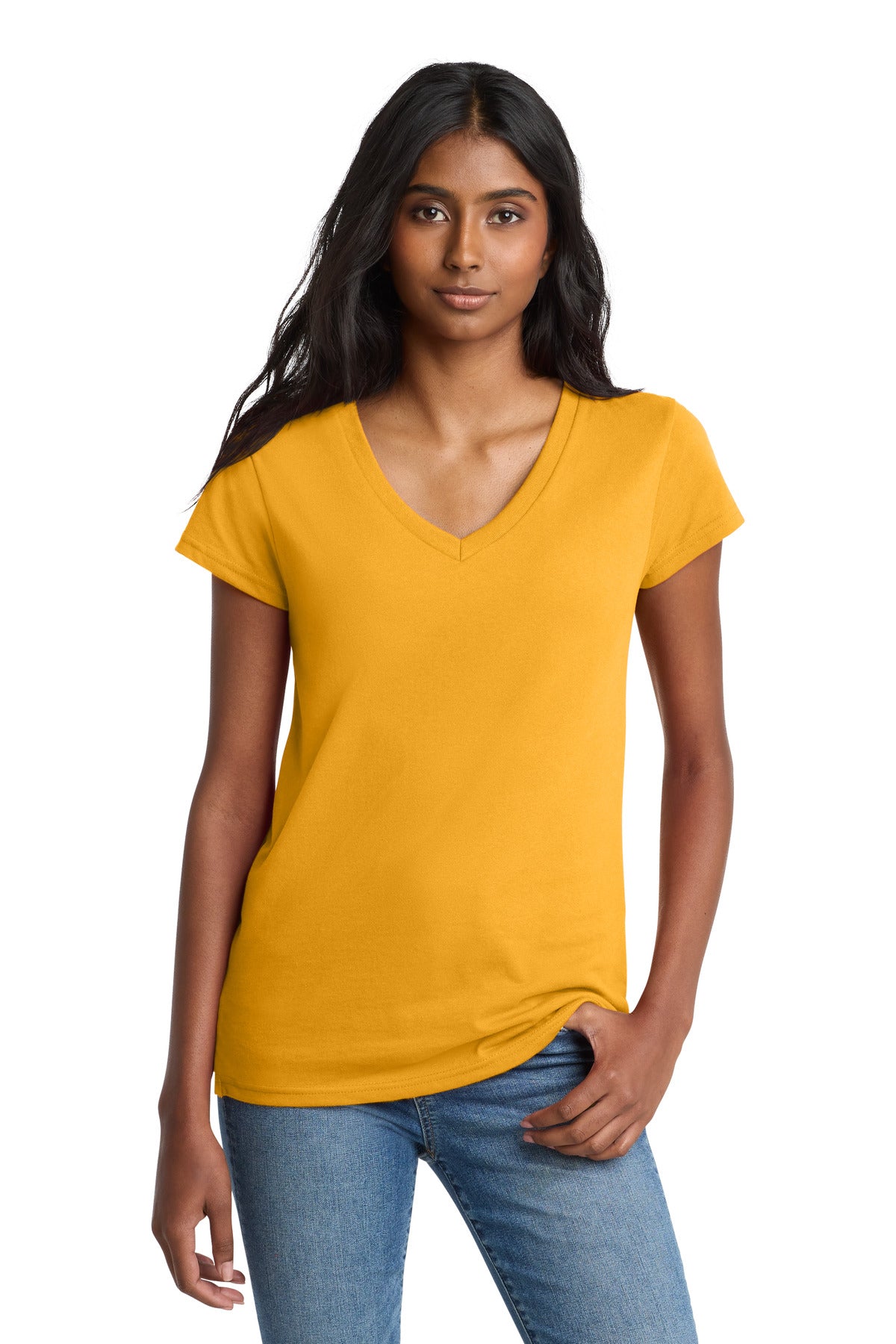 District Women's Re-Tee V-Neck DT8001
