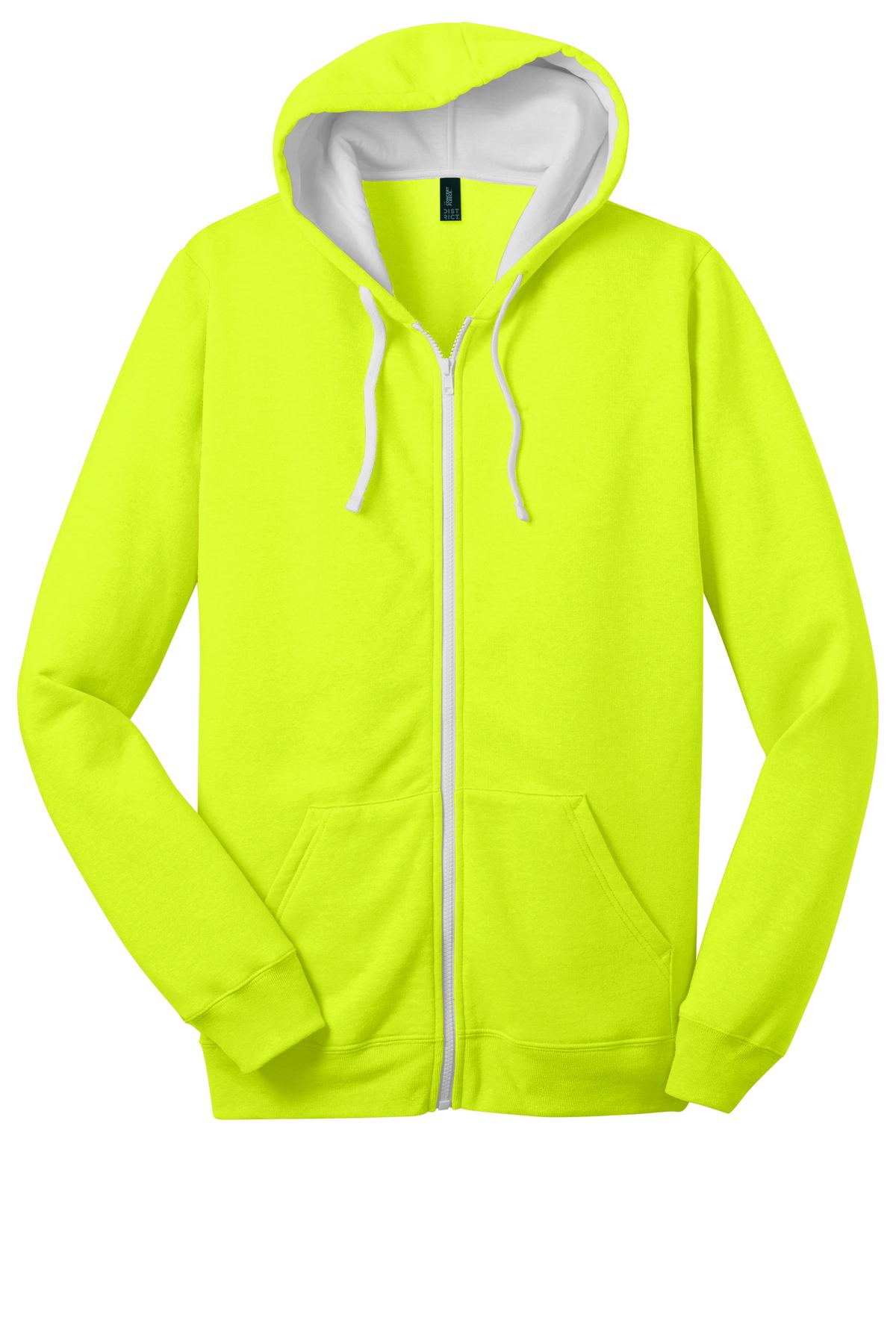 District The Concert Fleece Full-Zip Hoodie DT800