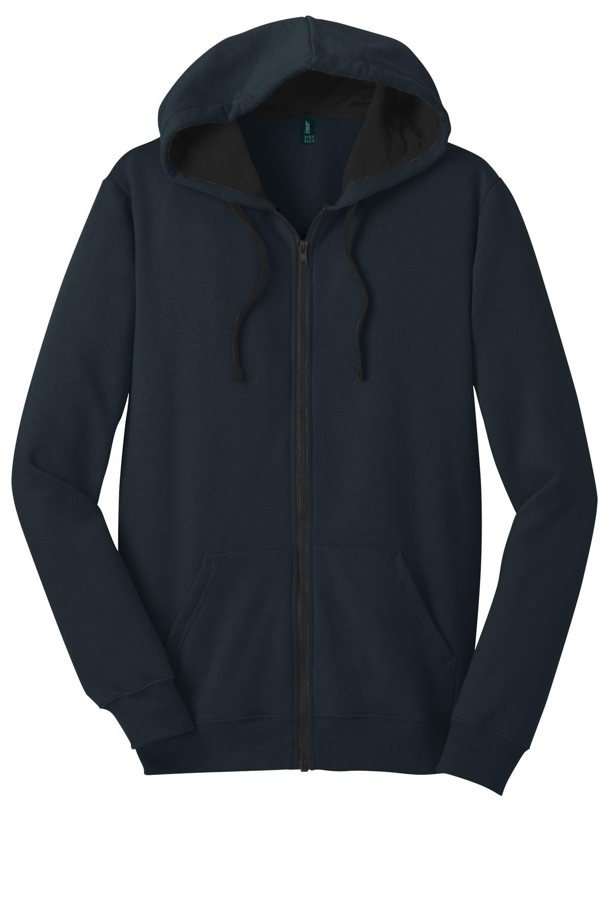 District The Concert Fleece Full-Zip Hoodie DT800