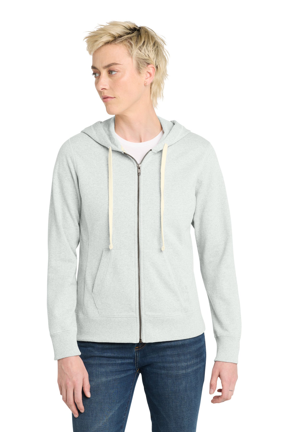 District Women's Re-Fleece Full-Zip Hoodie DT8103