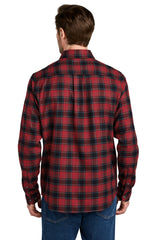Eddie Bauer Long Sleeve Favorite Flannel Plaid Shirt EB610