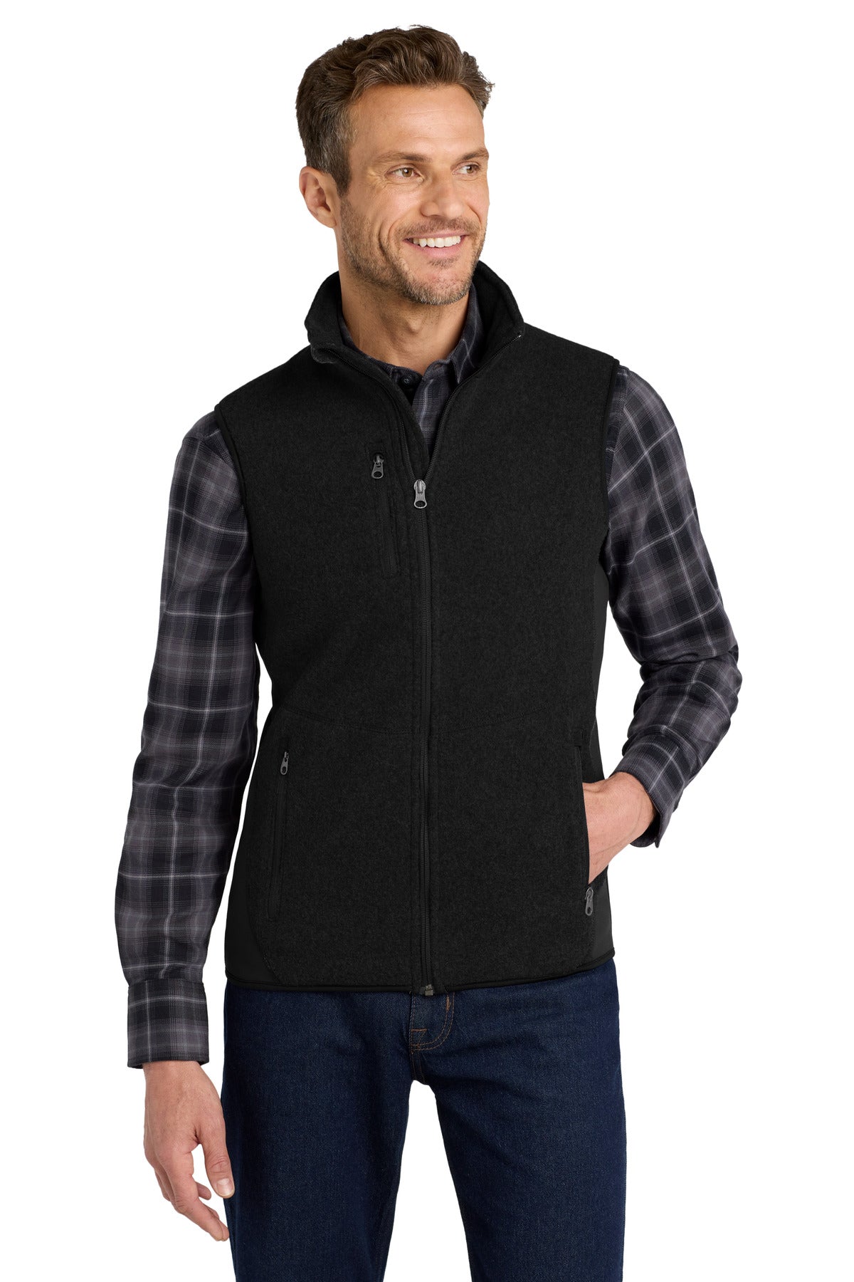 Port Authority R-Tek Pro Fleece Full-Zip Vest F228
