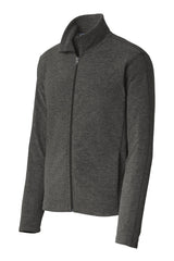 Port Authority Heather Microfleece Full-Zip Jacket F235