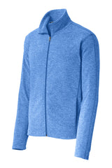 Port Authority Heather Microfleece Full-Zip Jacket F235