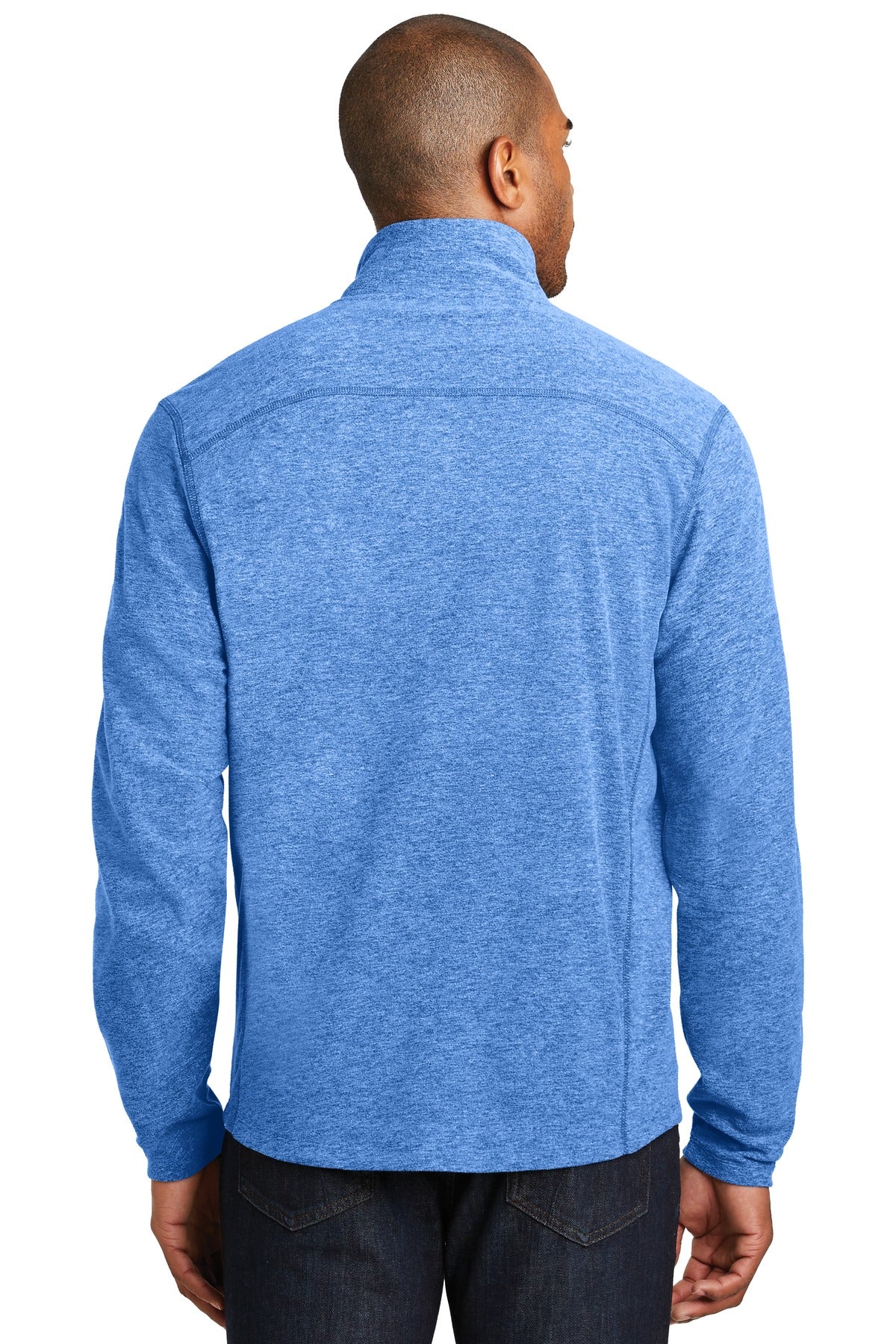 Port Authority Heather Microfleece Full-Zip Jacket F235