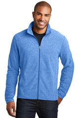Port Authority Heather Microfleece Full-Zip Jacket F235