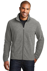 Port Authority Heather Microfleece Full-Zip Jacket F235