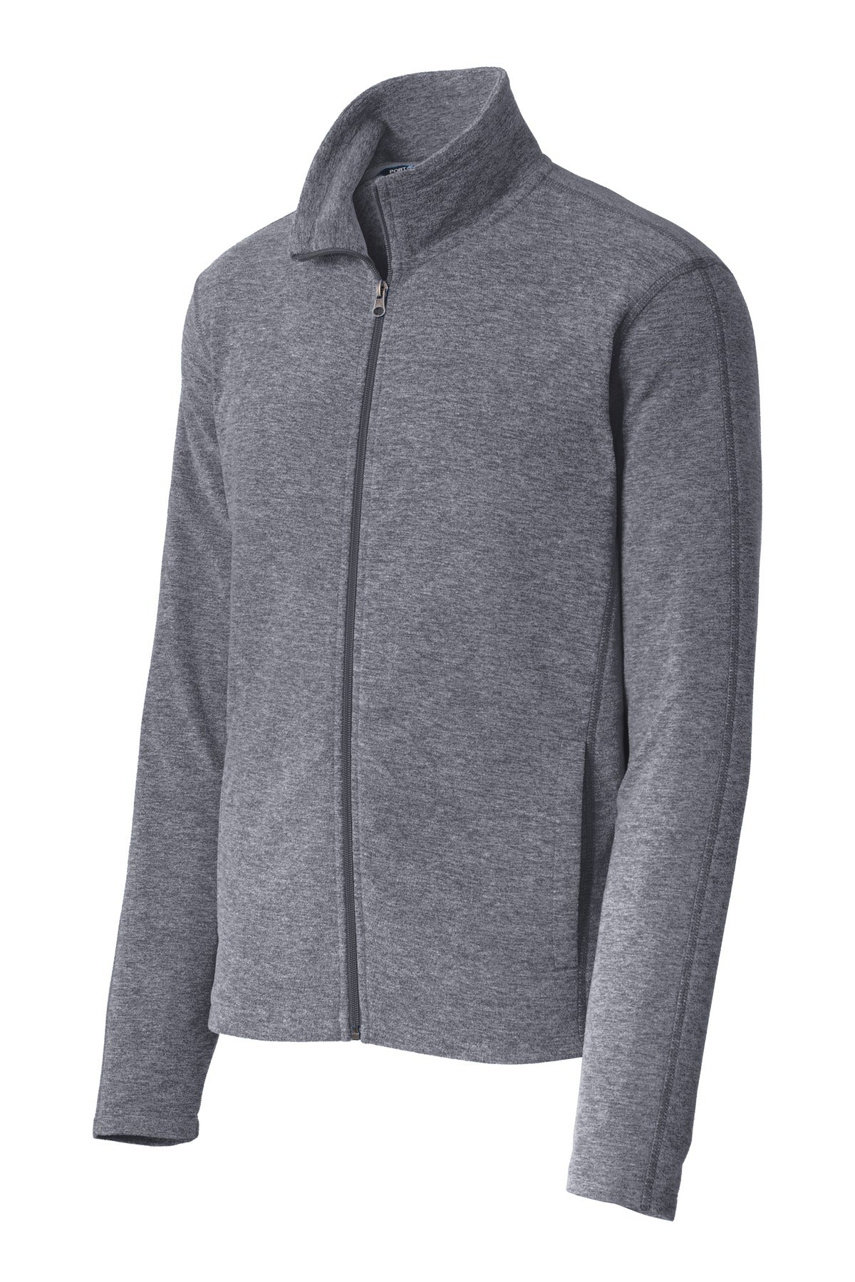 Port Authority Heather Microfleece Full-Zip Jacket F235