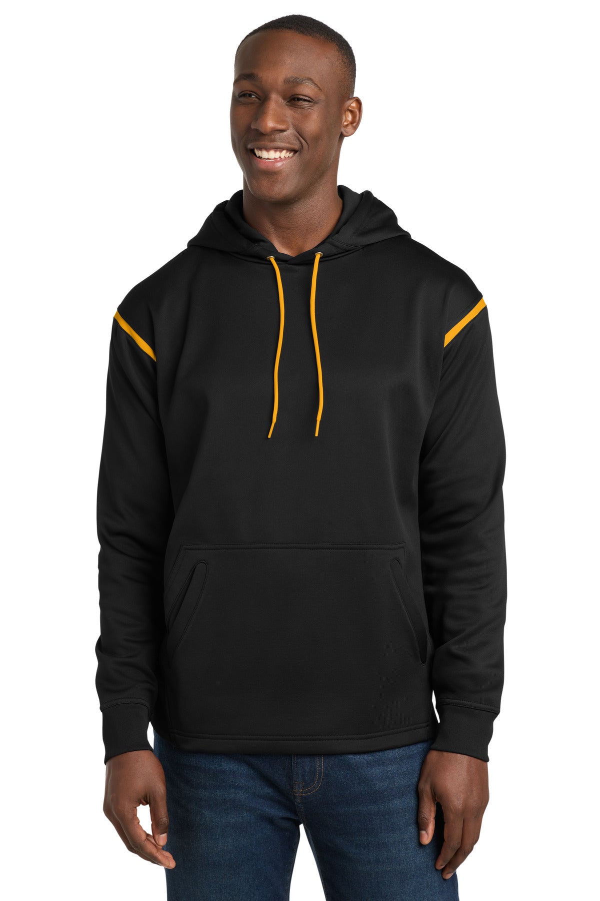 Sport-Tek Tech Fleece Colorblock Hooded Sweatshirt F246