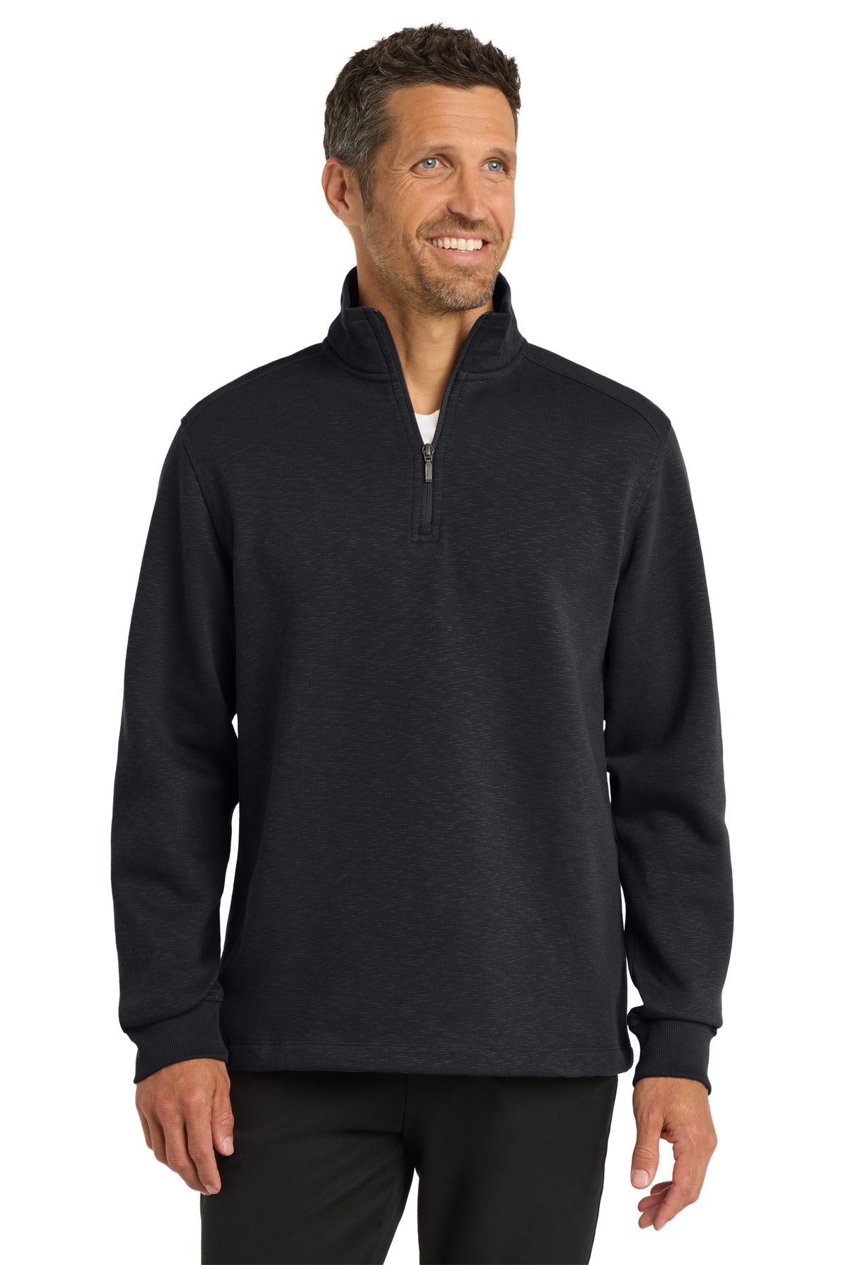 Port Authority Slub Fleece 1/4-Zip Pullover F295