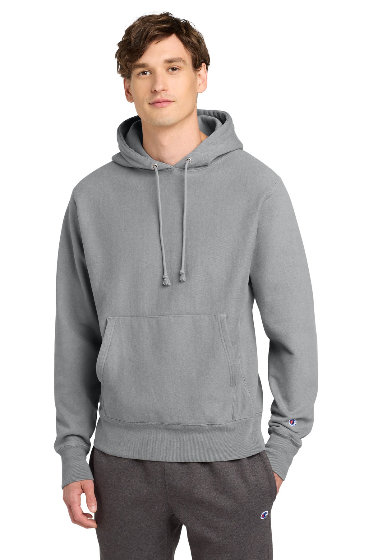 Champion Reverse Weave  Garment-Dyed Hooded Sweatshirt GDS101