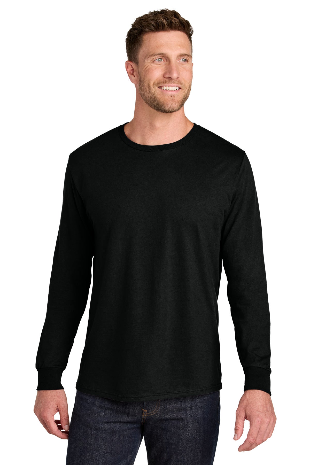 Jerzees Ultimate Unisex Ring Spun Long Sleeve T-Shirt IC46L