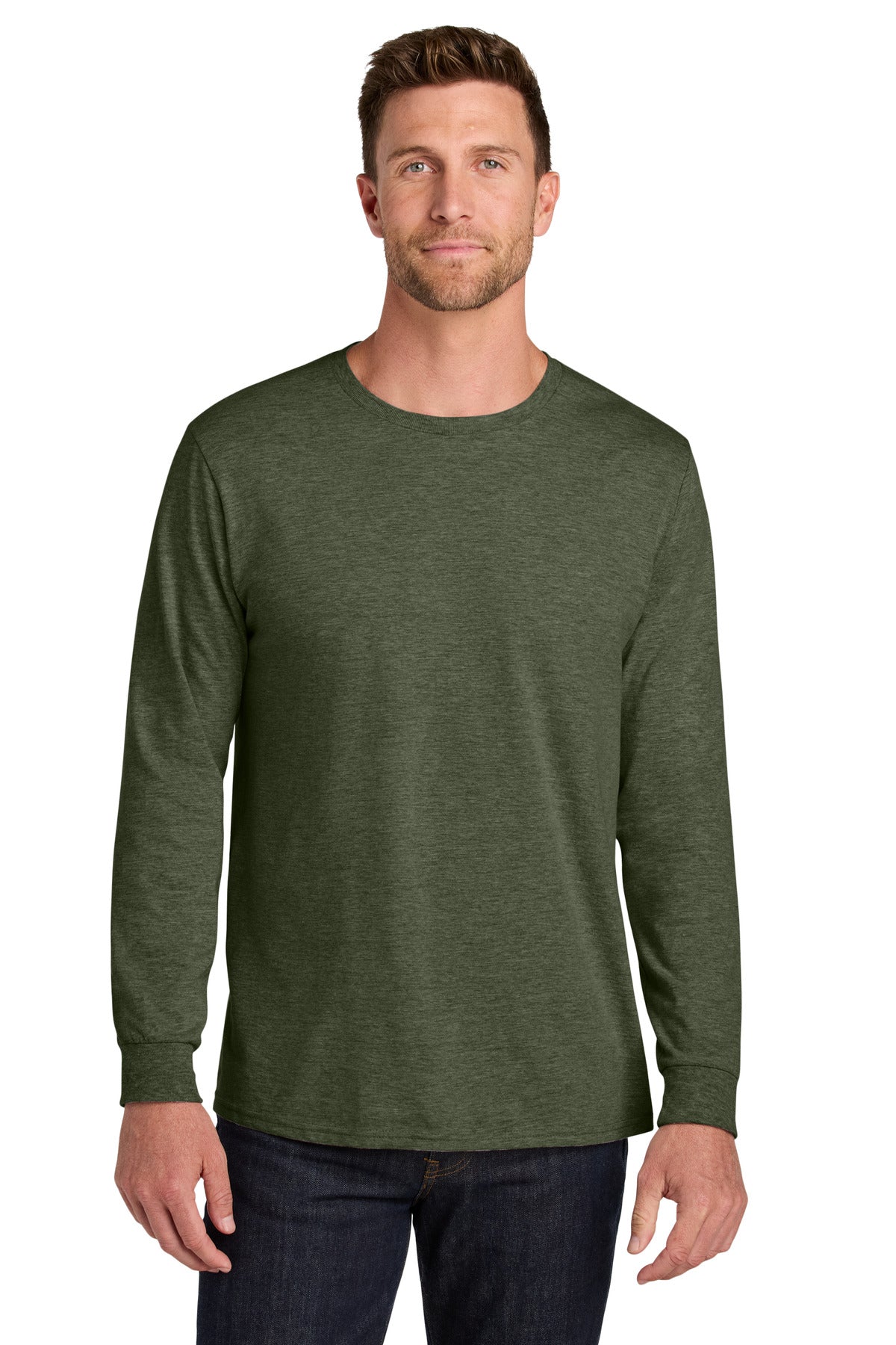 Jerzees Ultimate Unisex Ring Spun Long Sleeve T-Shirt IC46L