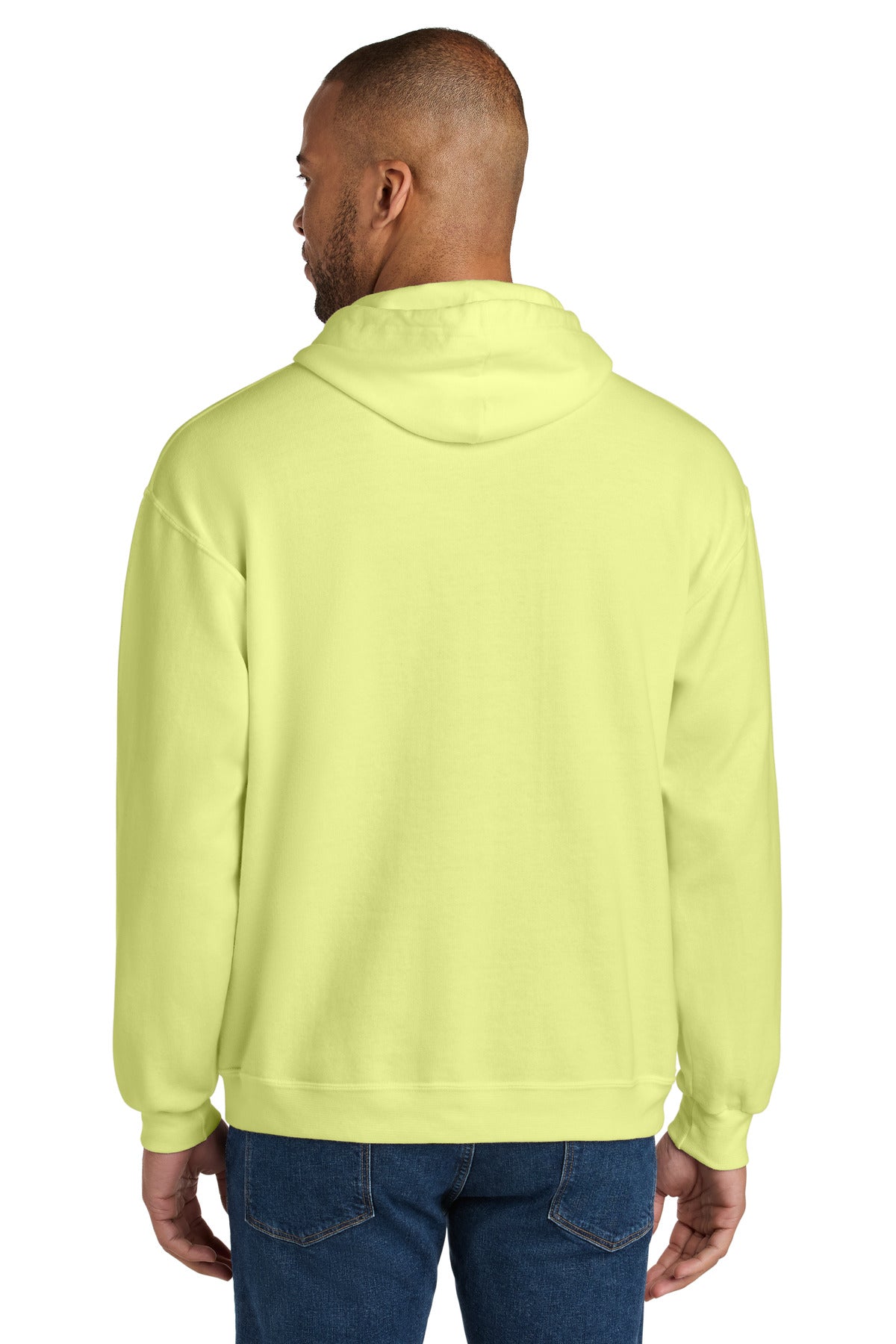 Jerzees Ultimate Unisex CVC Ring Spun Hooded Sweatshirt IC49M