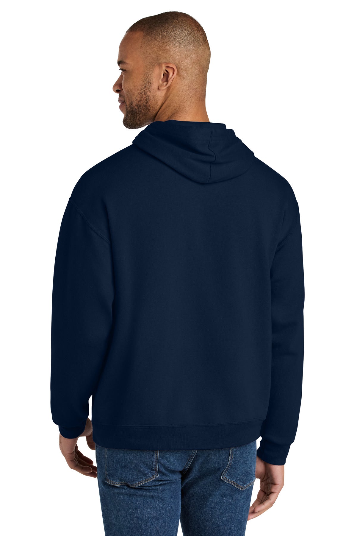 Jerzees Ultimate Unisex CVC Ring Spun Hooded Sweatshirt IC49M