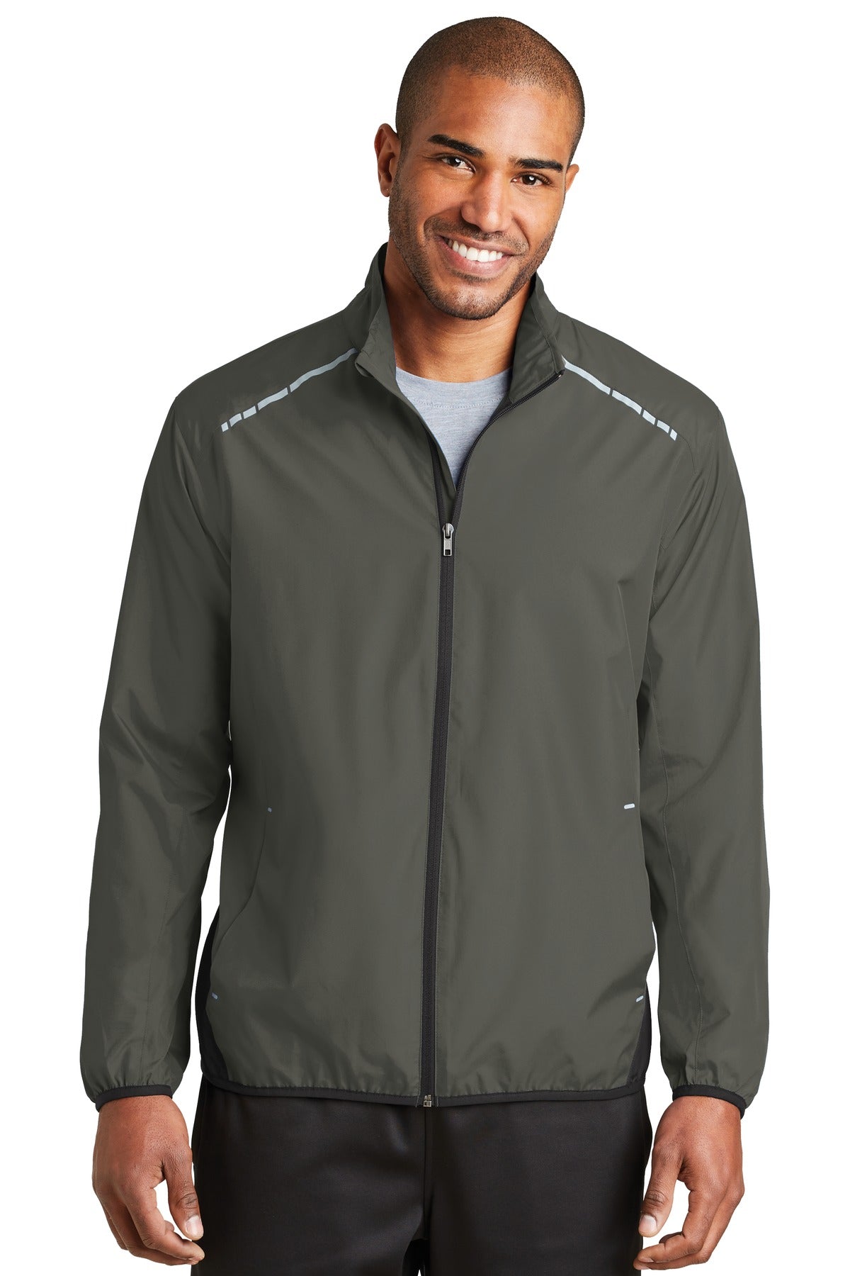 Port Authority Zephyr Reflective Hit Full-Zip Jacket J345