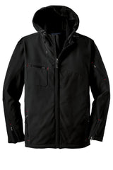 Port Authority Textured Hooded Soft Shell Jacket J706