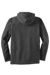 Port Authority Textured Hooded Soft Shell Jacket J706