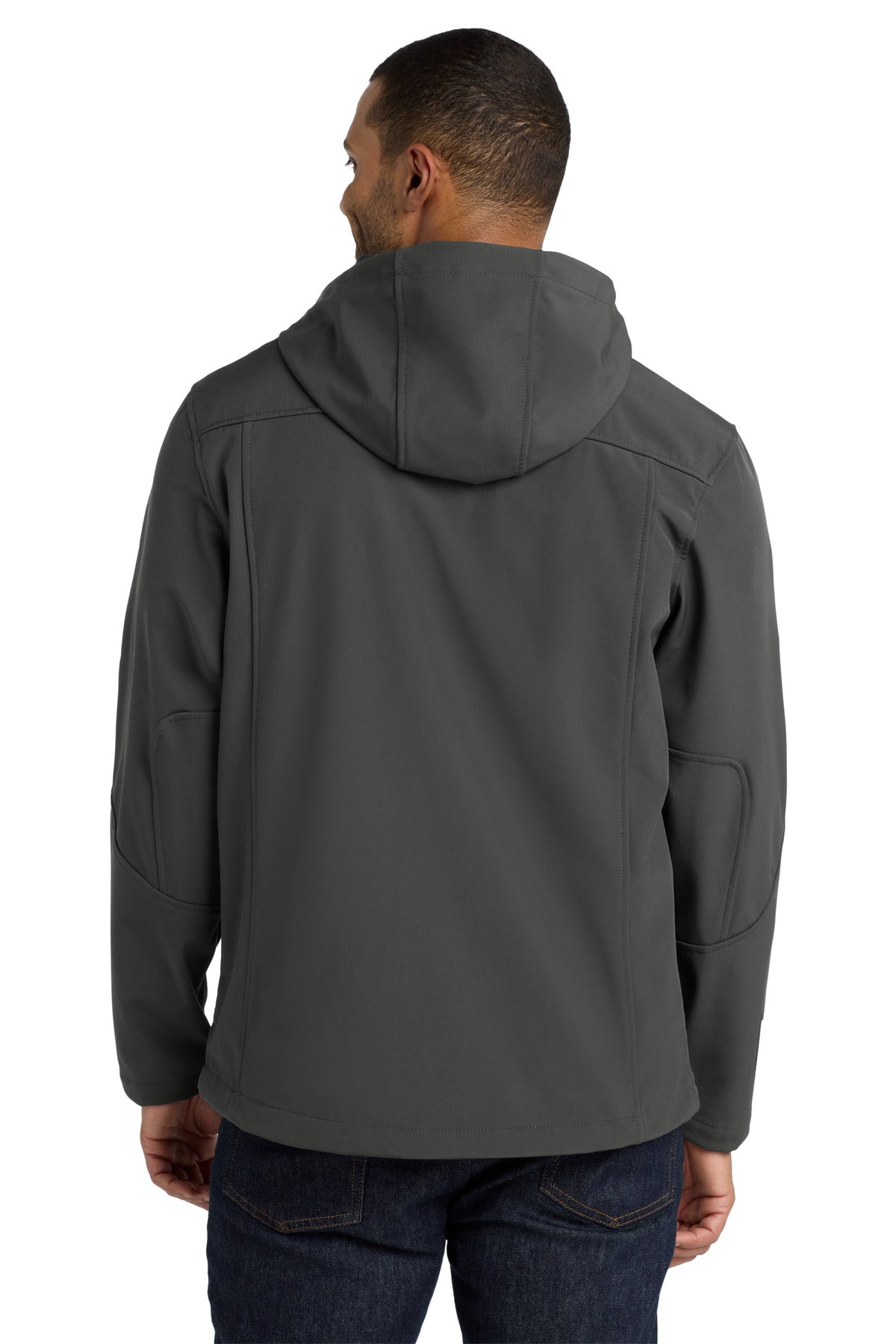 Port Authority Textured Hooded Soft Shell Jacket J706