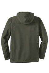 Port Authority Textured Hooded Soft Shell Jacket J706