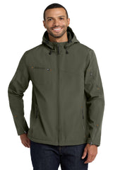 Port Authority Textured Hooded Soft Shell Jacket J706