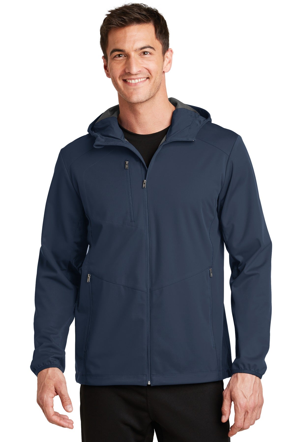 Port Authority Active Hooded Soft Shell Jacket J719