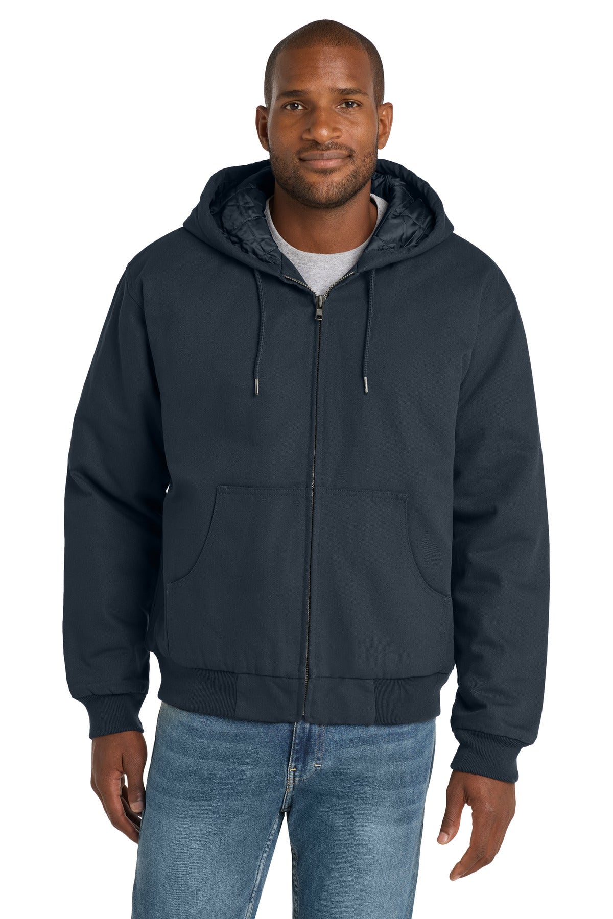 CornerStone Duck Cloth Hooded Work Jacket J763H