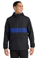 Sport-Tek Zipped Pocket Anorak JST65