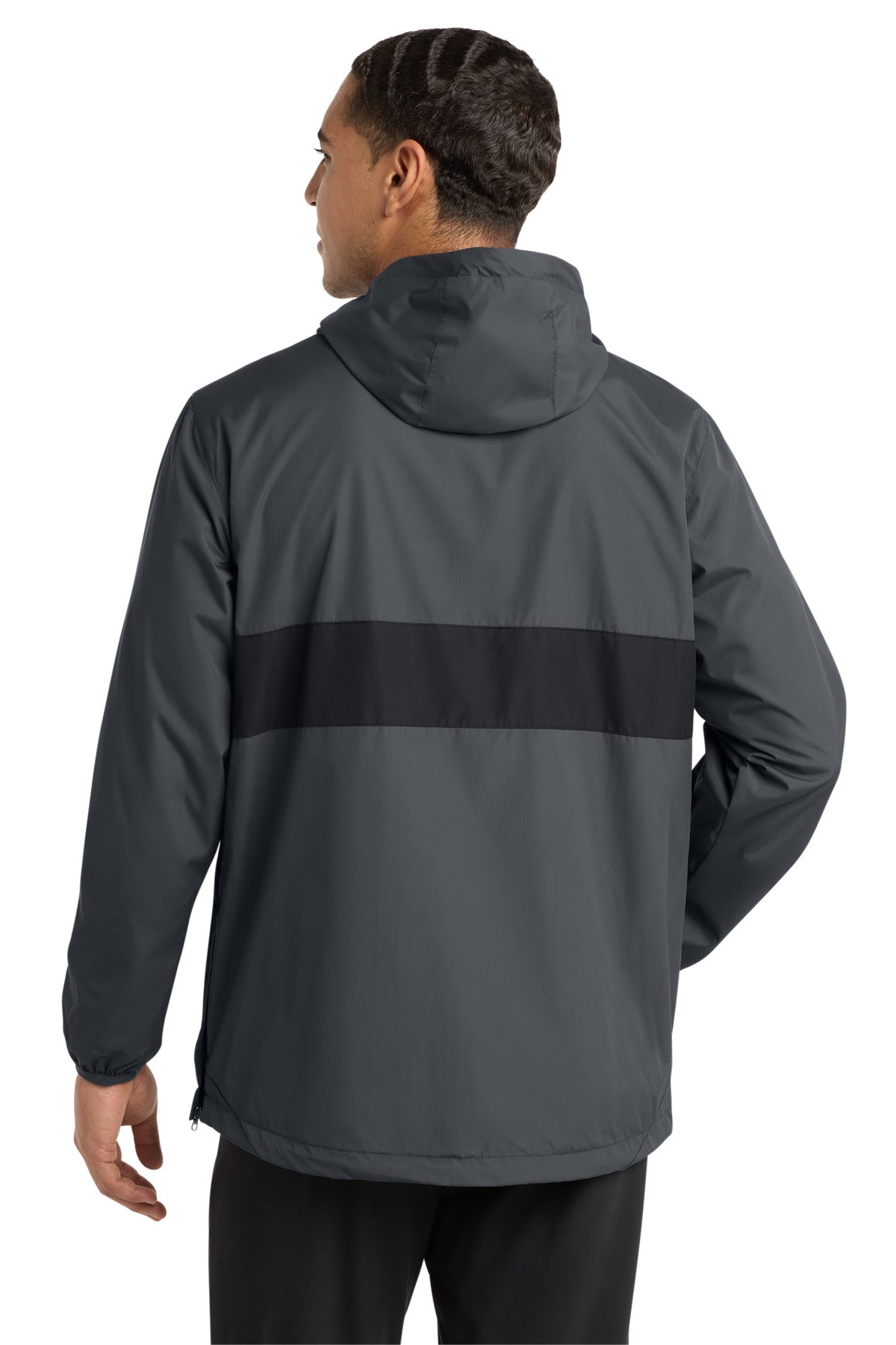 Sport-Tek Zipped Pocket Anorak JST65