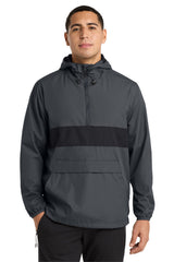 Sport-Tek Zipped Pocket Anorak JST65