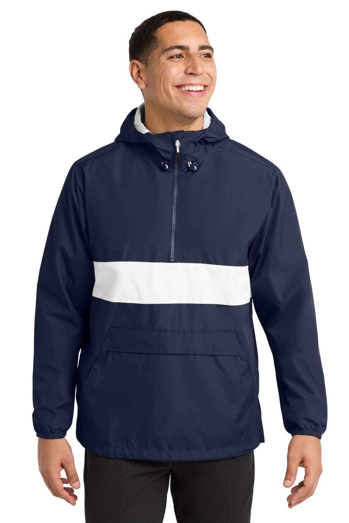 Sport-Tek Zipped Pocket Anorak JST65