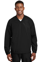 Sport-Tek V-Neck Raglan Wind Shirt JST72