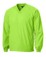 Sport-Tek V-Neck Raglan Wind Shirt JST72
