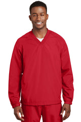 Sport-Tek V-Neck Raglan Wind Shirt JST72