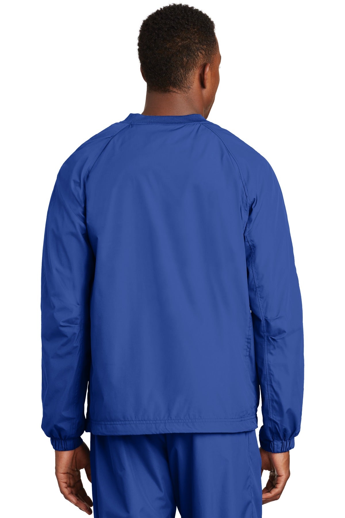 Sport-Tek V-Neck Raglan Wind Shirt JST72