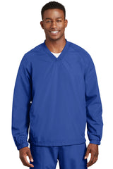 Sport-Tek V-Neck Raglan Wind Shirt JST72