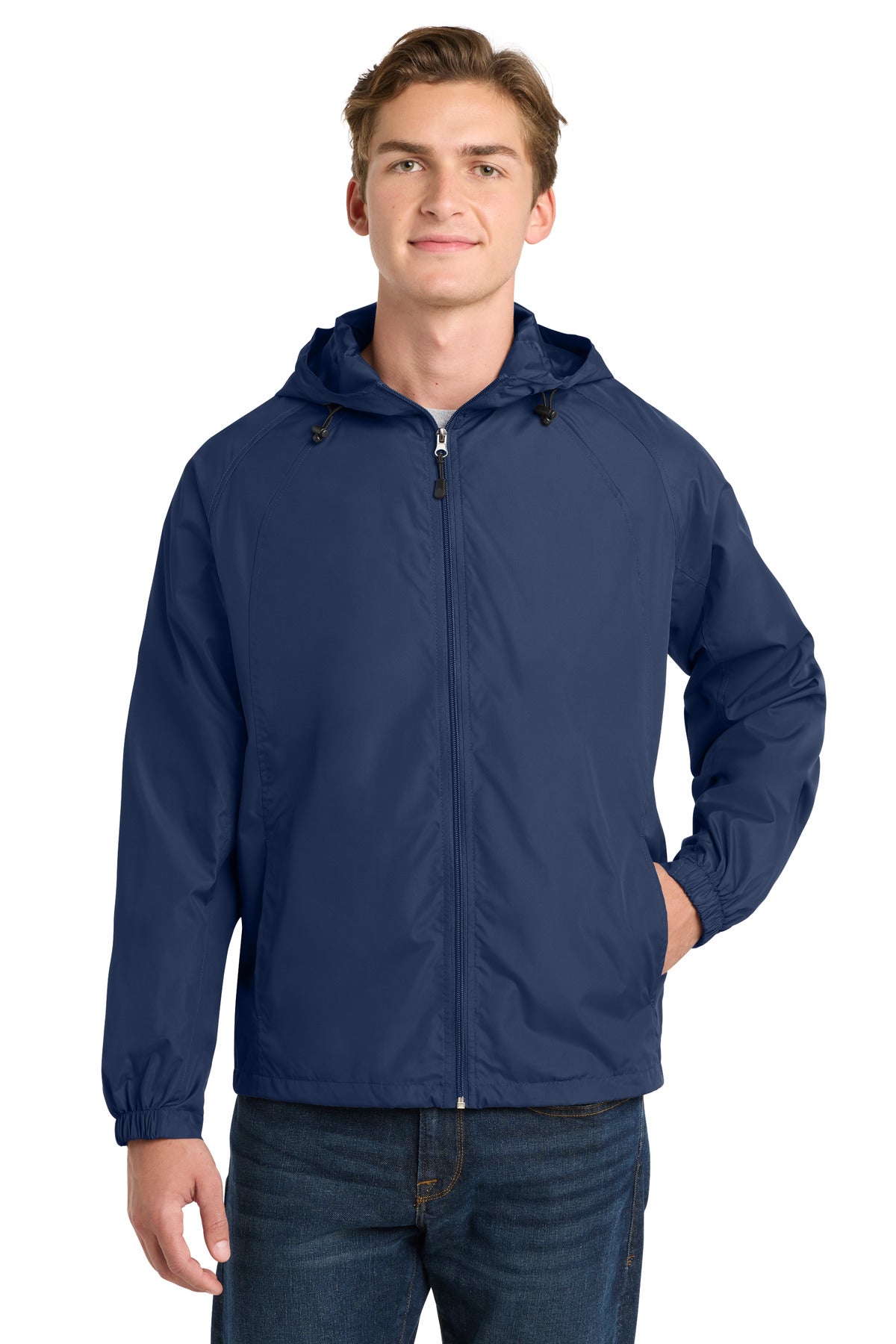 Sport-Tek Hooded Raglan Jacket JST73